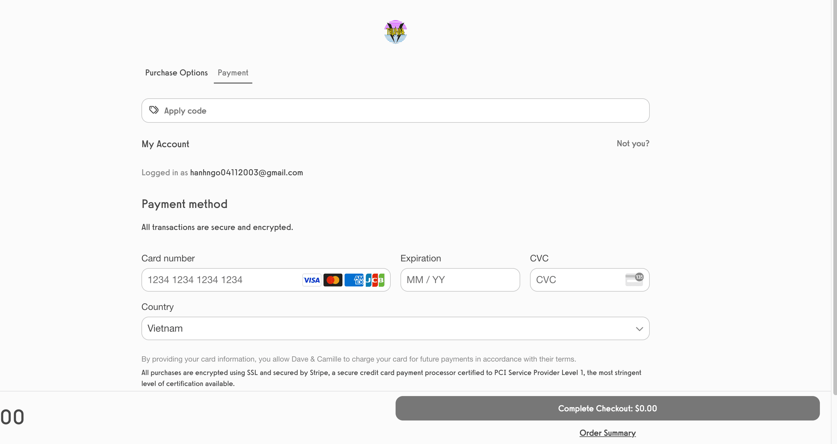 How to apply Thundrbro coupon code
